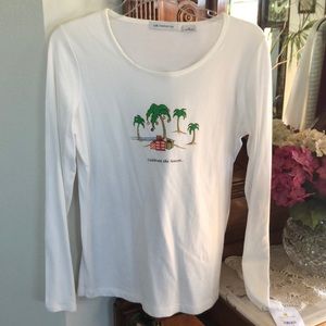 NWT- Liz Claiborne long sleeve T shirt.